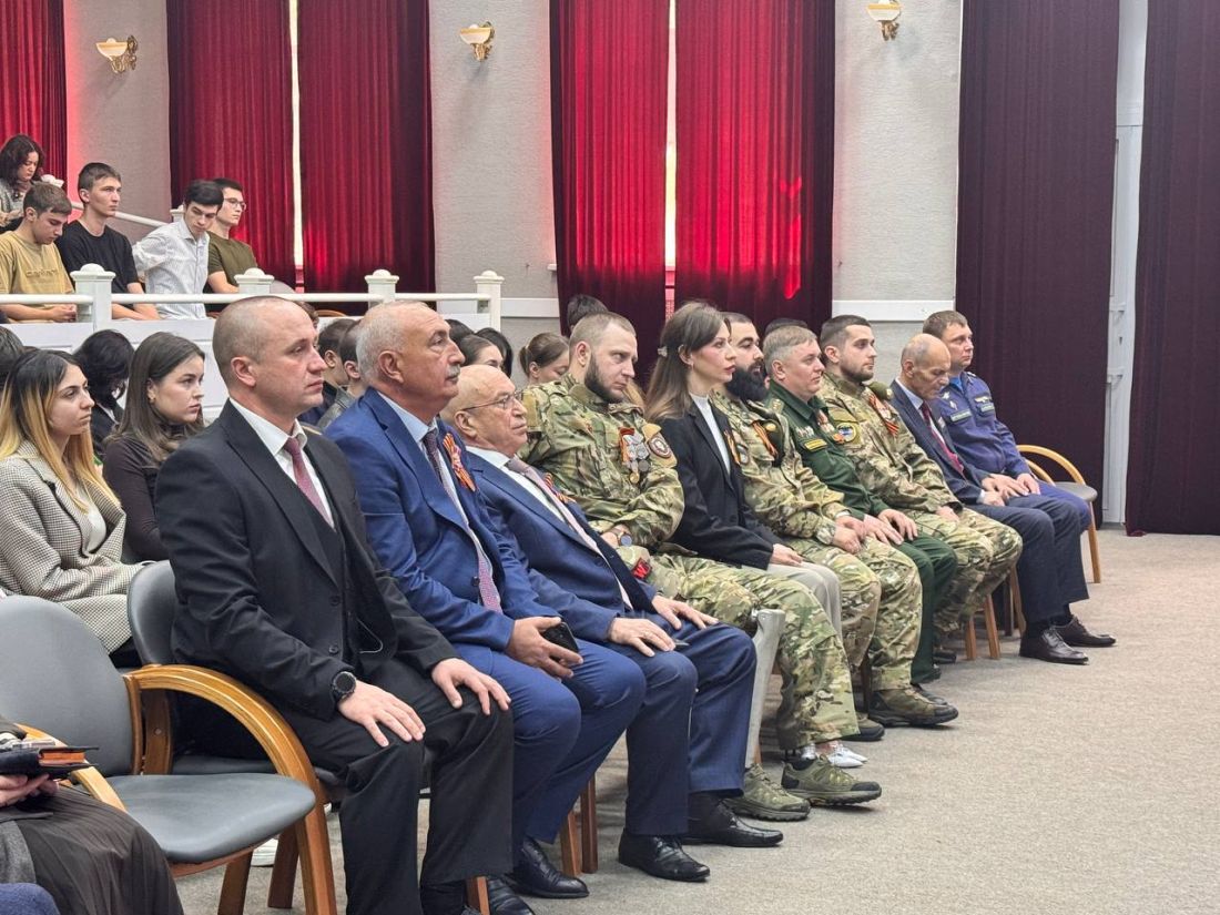 Встреча с ветеранами СВО в КБГУ им. Х.М. Бербекова